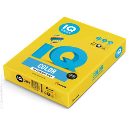 Másolópapír, színes, A4, 80g. IQ IG50 500ív/csomag, intenzív mustár sárga Író- irodaszer, papíráru IQ