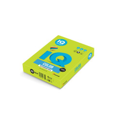 Másolópapír, színes, A4, 80g. IQ LG46 500ív/csomag, intenzív lime zöld Író- irodaszer, papíráru IQ