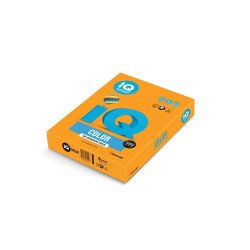 Másolópapír, színes, A4, 80g. IQ OR43 500ív/csomag, intenzív narancs Író- irodaszer, papíráru IQ