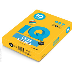 Másolópapír, színes, A4, 80g. IQ SY40 500ív/csomag, intenzív napsárga Író- irodaszer, papíráru IQ