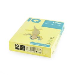 Másolópapír, színes, A4, 80g. IQ Color 500ív/csomag, neon sárga Író- irodaszer, papíráru IQ