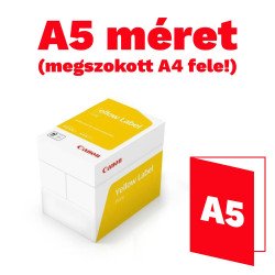Másolópapír A5, 80g, Canon Yellow Label 500ív/csomag, Író- irodaszer, papíráru Canon