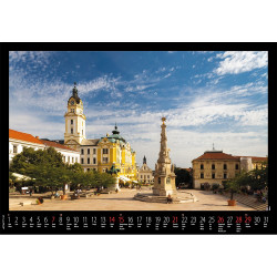 Falinaptár képes 460x320mm, Magyarország Realsystem 2027.