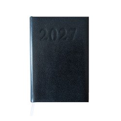 Határidőnapló agenda Standard A/5, napi, fehér lapokkal (fekete) 2027. Bluering® Író- irodaszer, papíráru Bluering