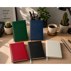 Határidőnapló agenda Standard A/5, napi, fehér lapokkal (kék) 2027. Bluering®