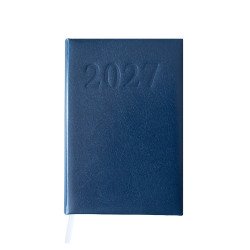 Határidőnapló agenda Standard A/5, napi, fehér lapokkal (kék) 2027. Bluering® Író- irodaszer, papíráru Bluering