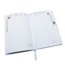 Határidőnapló agenda Standard A/5, napi, fehér lapokkal (zöld) 2026. Bluering®