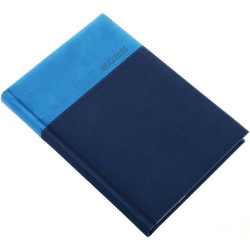 Határidőnapló Lux A/5, napi fehér lapokkal kék Realsystem 2026. Író- irodaszer, papíráru Realsystem