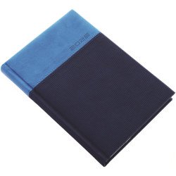 Határidőnapló Lux A/5, napi fehér lapokkal kék Realsystem 2026. Író- irodaszer, papíráru Realsystem