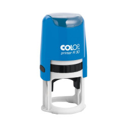 Bélyegző R30 Printer Colop kék ház/natúr párna kör lenyomat Irodatechnika, kellékei Colop