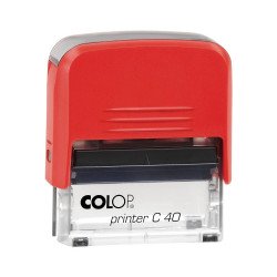 Bélyegző C40 Colop piros ház/fekete párna Irodatechnika, kellékei Colop