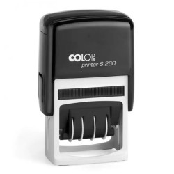 Dátumbélyegző S260 Printer Colop fekete ház/fekete párna Irodatechnika, kellékei Colop