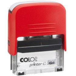 Bélyegző C30 Colop piros ház/fekete párna Irodatechnika, kellékei Colop