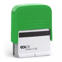 Bélyegző C30 Colop zöld ház/kék párna Irodatechnika, kellékei Colop