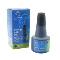 Bélyegzőfesték 30ml, Bluering® Flower fekete