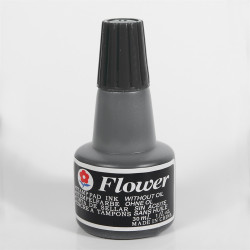 Bélyegzőfesték 30ml, Bluering® Flower fekete