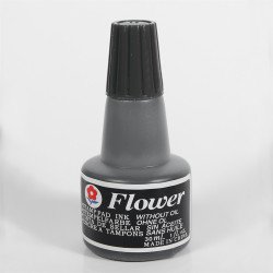 Bélyegzőfesték 30ml, Bluering® Flower fekete Irodatechnika, kellékei Bluering