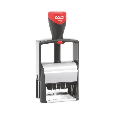 Dátumbélyegző Classic Colop 2660 (37x58mm/4mm, dátum) fekete párna Dátumbélyegző Classic Colop 2660 (37x58mm/4mm, dátum) fekete párna