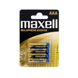 Elem AAA mikro LR03 1,5V Super tartós alkaline 4 db/csomag, Maxell Irodatechnika, kellékei Maxell