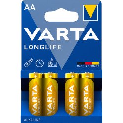 Elem AA ceruza LR06 Longlife 4 db/csomag, Varta Irodatechnika, kellékei Varta