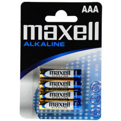 Elem AAA mikro LR03 alkaline 4 db/csomag, Maxell Irodatechnika, kellékei Maxell