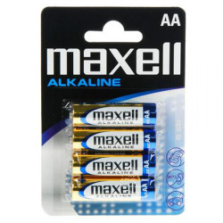 Elem AA ceruza LR6 alkaline 4 db/csomag, Maxell Irodatechnika, kellékei Maxell