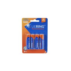 Elem tölthető akku AA ceruza HR6 2600mah 4 db/csomag, Bluering® Irodatechnika, kellékei Bluering