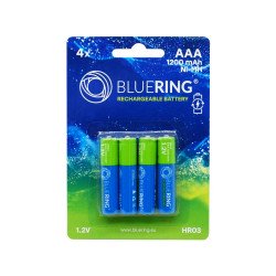 Elem tölthető akku AAA mikro HR03 1200mah 4 db/csomag, Bluering® Irodatechnika, kellékei Bluering