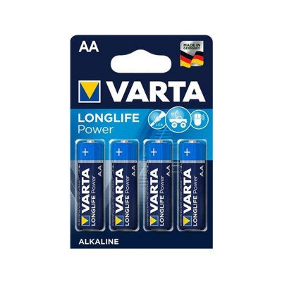 Elem AA ceruza LR06 Longlife Power 4 db/csomag, Varta Elem AA ceruza LR06 Longlife Power 4 db/csomag, Varta
