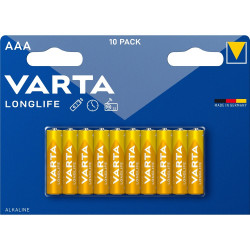 Elem AAA mikro LR03 Longlife 10 db/csomag, Varta Irodatechnika, kellékei Varta