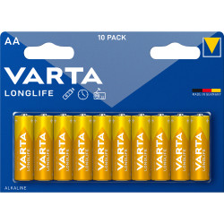 Elem AA ceruza LR06 Longlife 10 db/csomag, Varta Irodatechnika, kellékei Varta