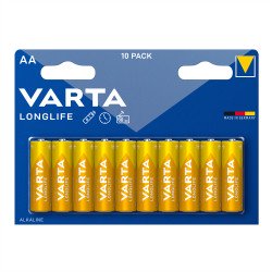 Elem AA ceruza LR06 Longlife 10 db/csomag, Varta Irodatechnika, kellékei Varta