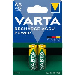 Elem tölthető akku AA ceruza 2600 mAH Power 2 db/csomag, Varta Irodatechnika, kellékei Varta