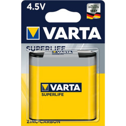 Elem 4,5V 3LR12 Superlife féltartóslapos 1 db/csomag, Varta Irodatechnika, kellékei Varta