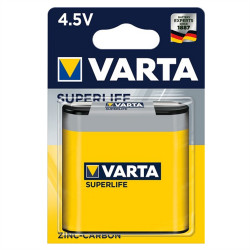 Elem 4,5V 3LR12 Superlife féltartóslapos 1 db/csomag, Varta Irodatechnika, kellékei Varta