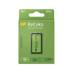 Elem tölthető akku 6HR61 200MAH 1 db/csomag, GP Irodatechnika, kellékei Gp