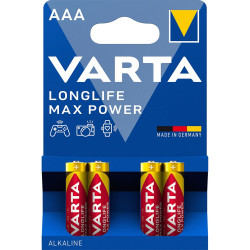 Elem AAA mikro LR03 Longlife Max Power 4 db/csomag, Varta Irodatechnika, kellékei Varta