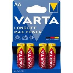 Elem AA ceruza LR06 Longlife Max Power 4 db/csomag, Varta Irodatechnika, kellékei Varta