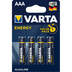 Elem AAA mikro LR03 Energy 4 db/csomag, Varta Irodatechnika, kellékei Varta