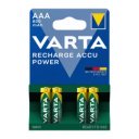 Elem tölthető akku AAA mikro 800 mAH Power 4 db/csomag, Varta
