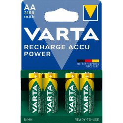 Elem tölthető akku előtöltött AA ceruza 2100 mAH Power 4 db/csomag, Varta Irodatechnika, kellékei Varta