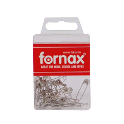Biztosító tű 5x9x1,7 cm, műanyag dobozban BC-24 Fornax Irodatechnika, kellékei Fornax