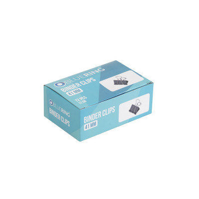 Binderkapocs 41mm, 12 db/doboz, Bluering®
