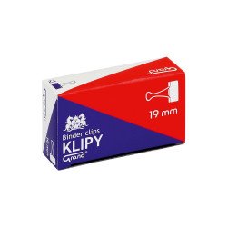 Binderkapocs 19mm, 12 db/doboz, Grand Irodatechnika, kellékei Grand
