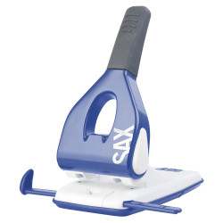 Lyukasztó 65lap 50%-al könnyített lyukasztás Sax 618 design kék Irodatechnika, kellékei Sax