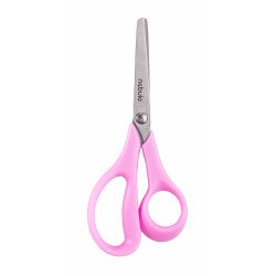 Olló 14cm, kerekített heggyel, ergonomikus, iskolai, Nebulo Irodatechnika, kellékei Nebulo