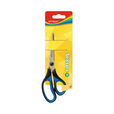 Olló 19 cm hegyes fejű Keyroad 3D vegyes színek Olló 19 cm hegyes fejű Keyroad 3D vegyes színek