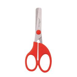 Olló balkezes 13 cm tompa fejű 1 db/bliszter Keyroad Left-handed vegyes színek