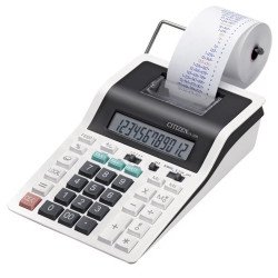 Számológép szalagos (57mm) 12 digit, 2 színű nyomtatás, elem+adapter Citizen CX-32N, Irodatechnika, kellékei Citizen