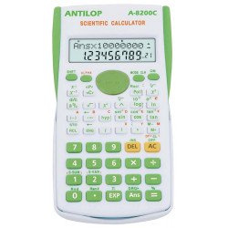 Számológép tudományos 240 funkciós zöld Antilop A-8200C Irodatechnika, kellékei Antilop